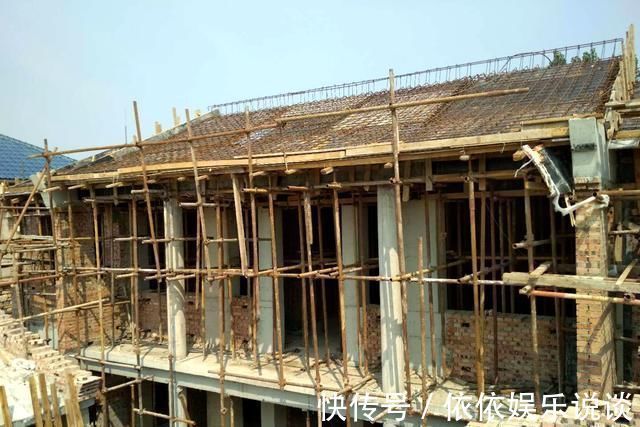 施工|晒晒我农村66万建的中式三合院,1座房子6个庭院,这才叫生活