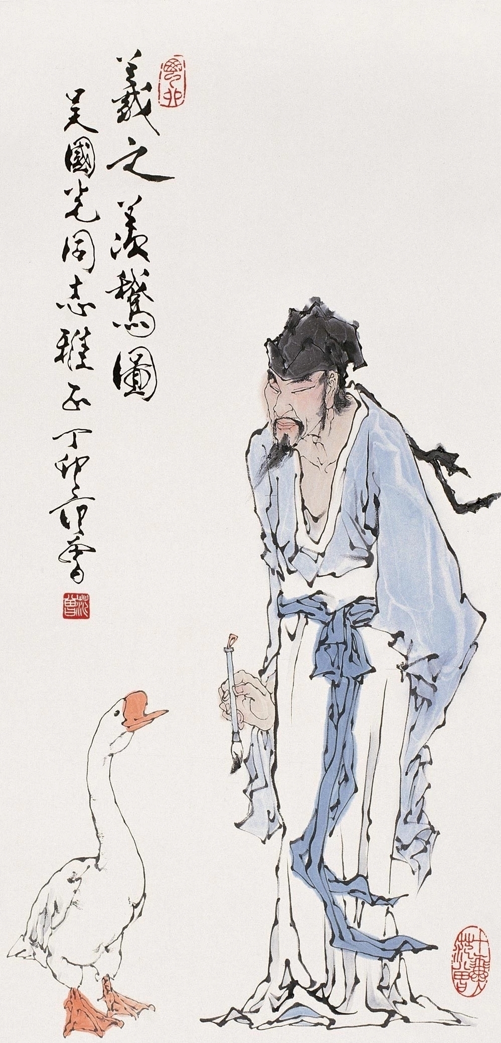 题材&范曾画多幅《老子出关图》,画错还卖782万,太不可思议了!