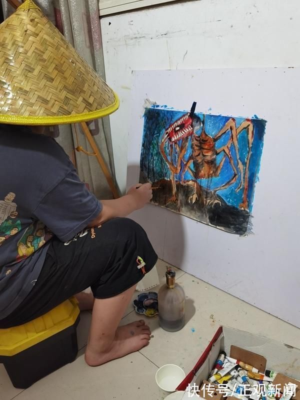 失调|郑州8岁男孩痴迷画画，曾被幼儿园劝退5次