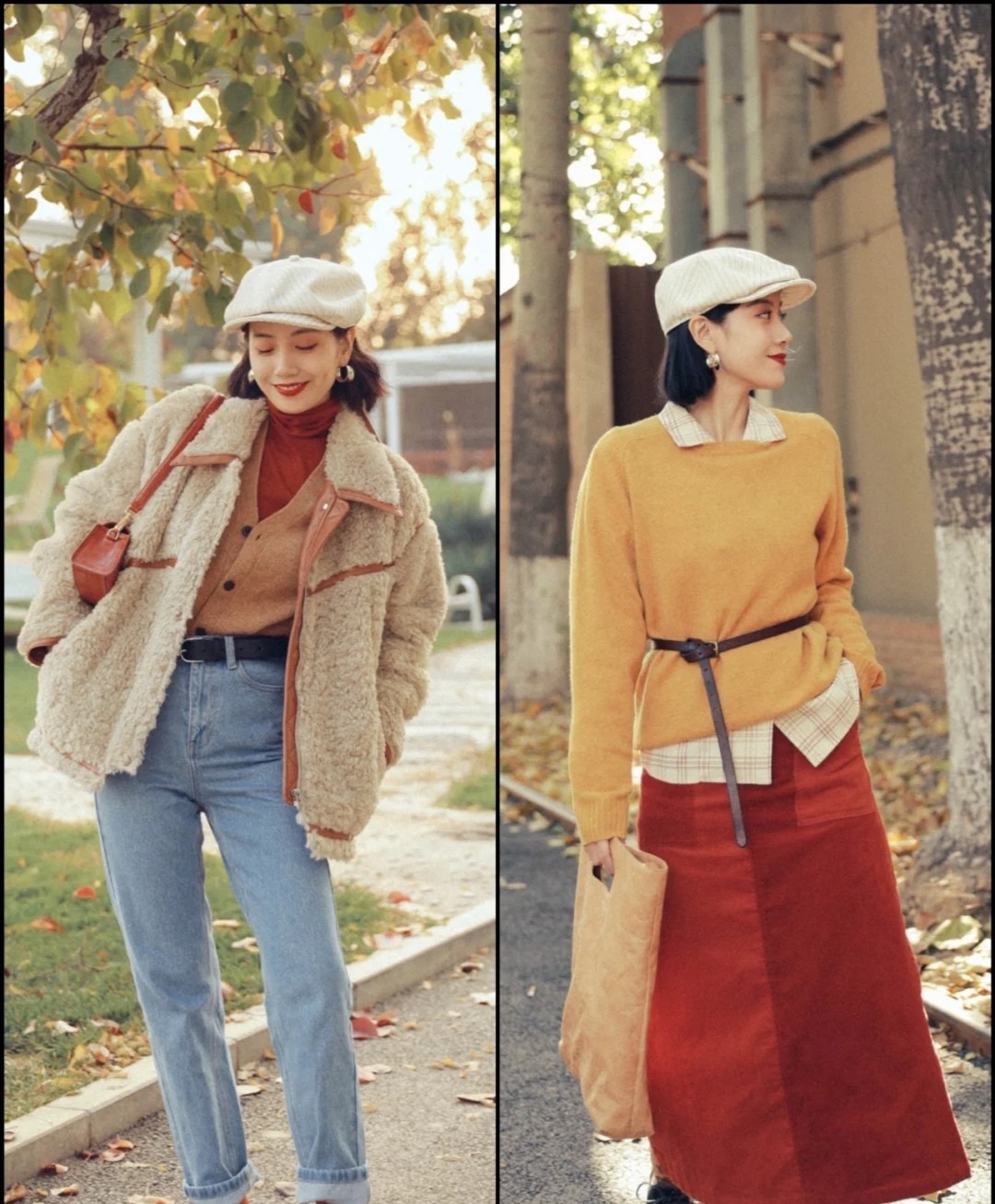 色系|今年冬天流行“复古风”穿搭, 辨识度高不容易撞衫, 时髦亮眼