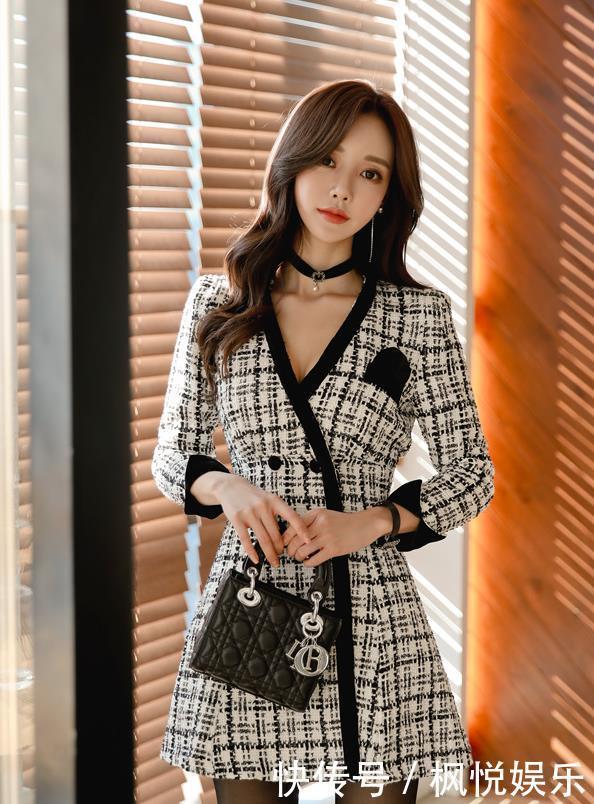 孙允珠高清美图：约克皇室细绳编织俏丽小洋裙