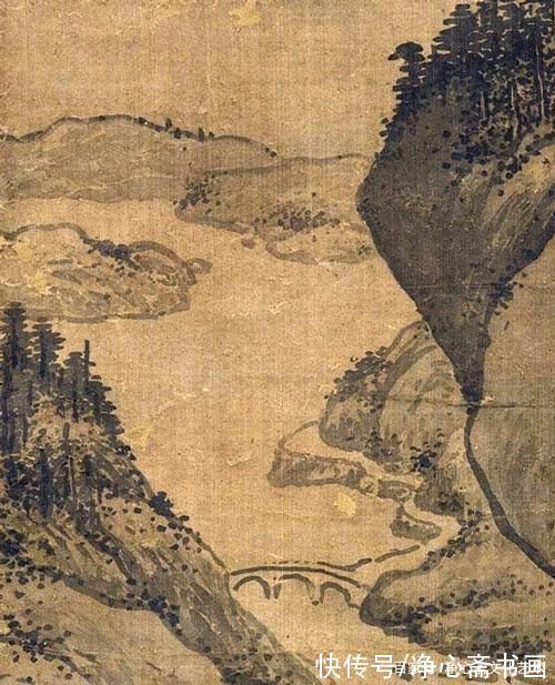 溪山清远@花鸟画确实富有装饰性,但他的山水《溪山清远》更是牛!