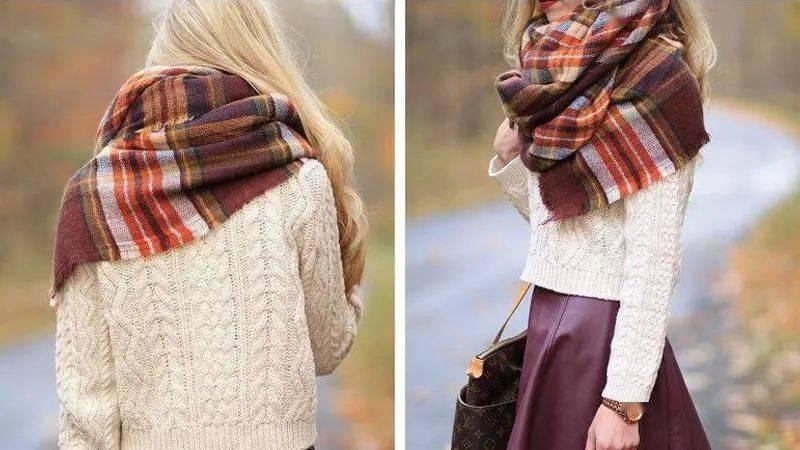 围巾围得好,大衣的潮范儿都可以提升一个level。