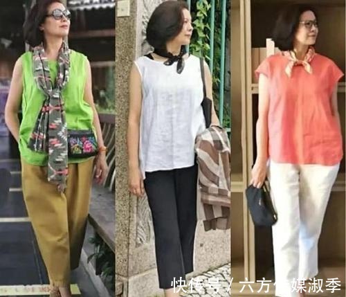 萝卜裤|60岁后别总穿打底裤，看看时尚博主的穿搭，简约优雅又很时尚