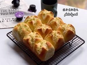 蒜香黄油餐包～一次发酵