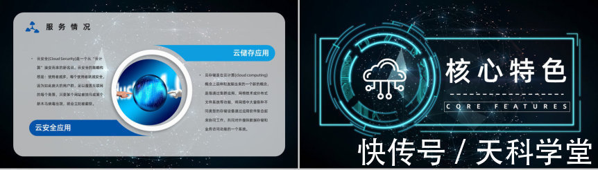 云计算|互联网大数据信息云计算产品业务介绍工作汇报PPT模板