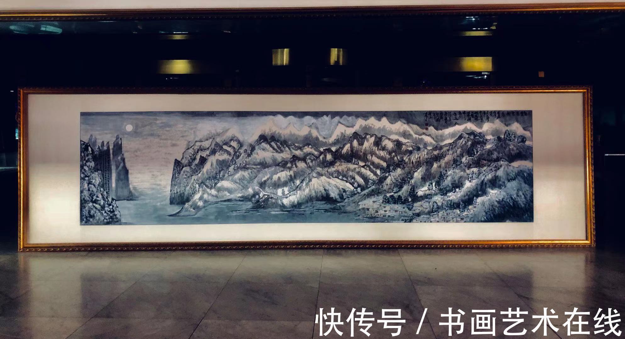 指墨画$艺高天下，独具风格——国画家、画鹰大家、指墨画艺术大师朱祖国