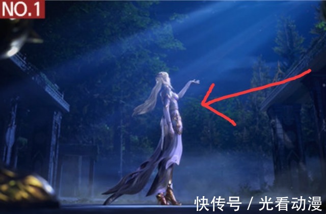 武魂殿|斗罗大陆:千仞雪解除天使形态变成软妹,天鹅臂+蛇形身材太养眼