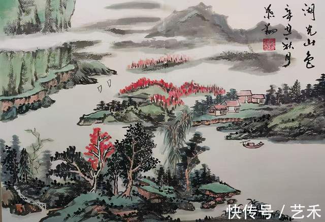 一等奖!徐慕翔——中国当代德艺双馨艺术家丨远景收眼底 动中藏恬静