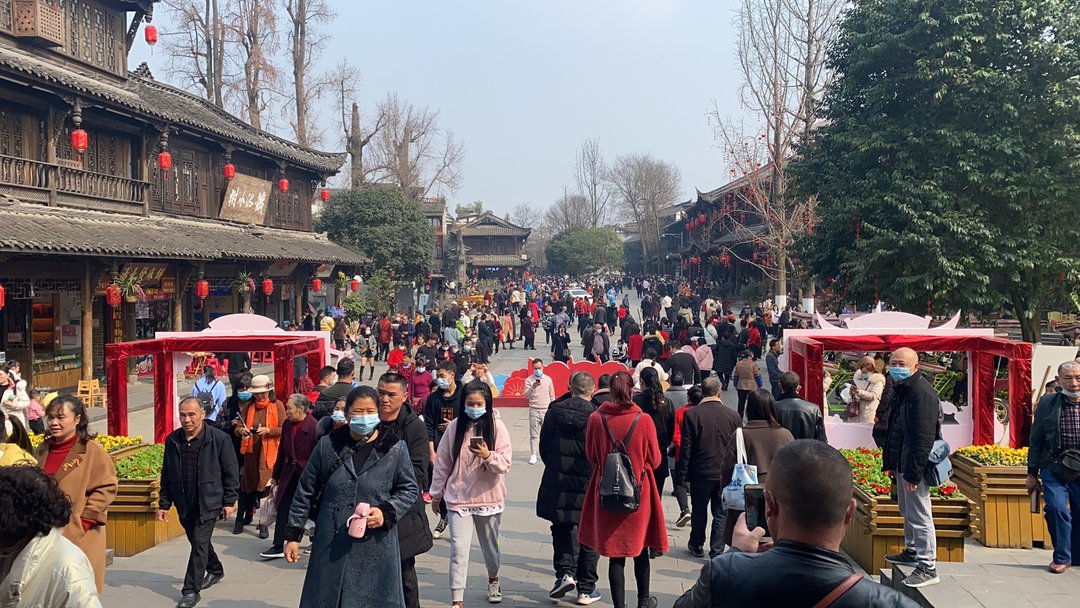 春节假期共接待游客124.37万人次 成都崇州市实现旅游综合收入9亿元