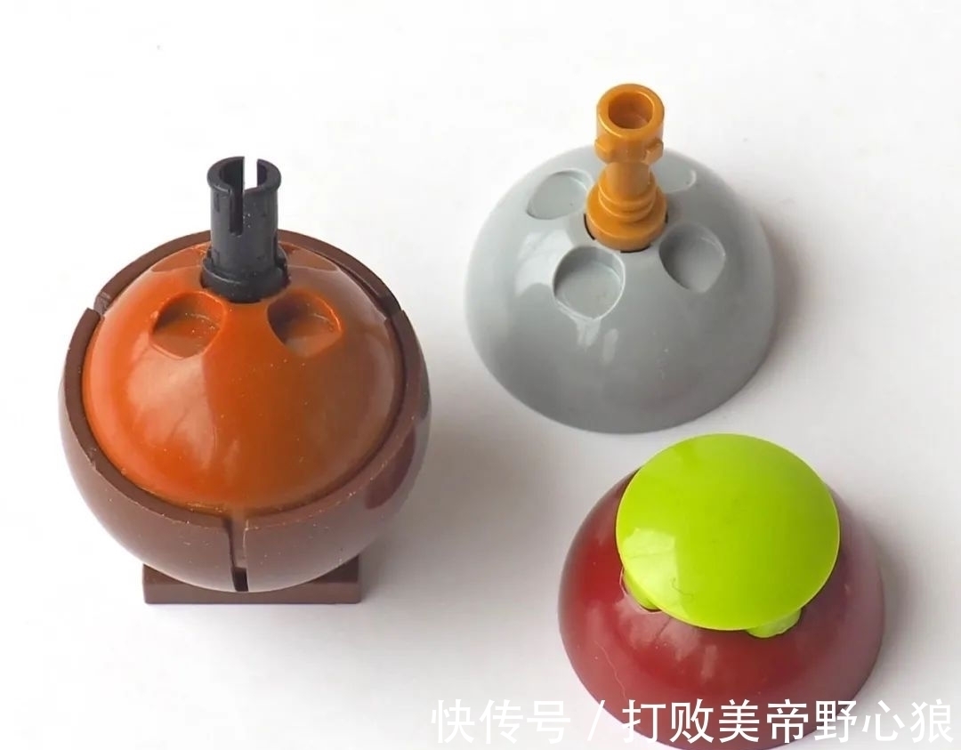 MOC|乐高MOC拼搭元素使用分析之:空心半球及六边面板元素