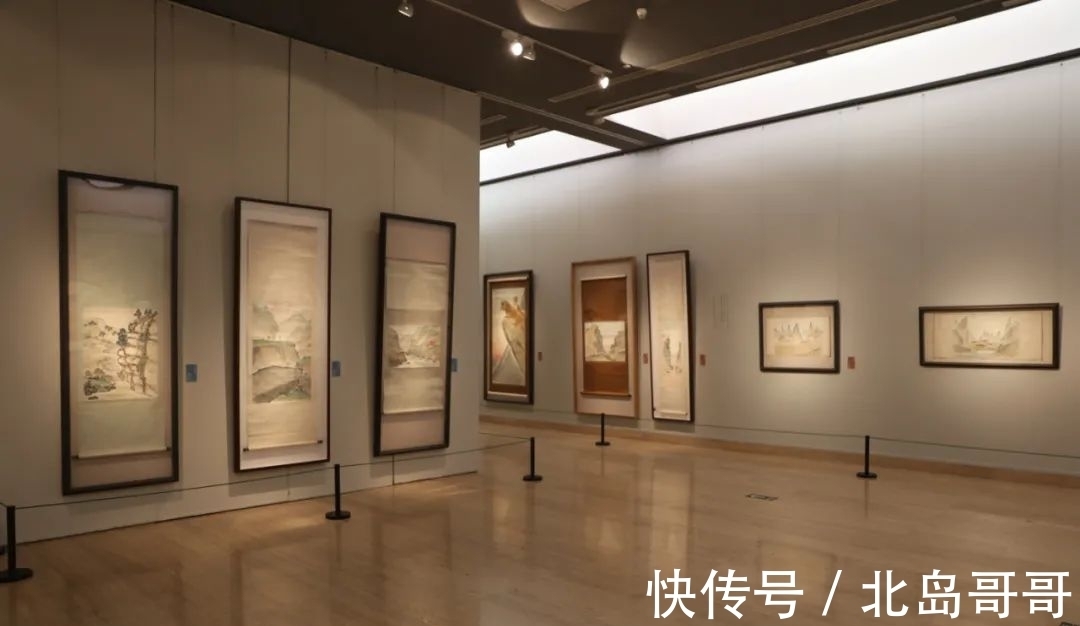 绘画@“中国美术馆‘典藏活化’系列展：只信仙都有此奇——陈树人绘画作品展”在中国美术馆