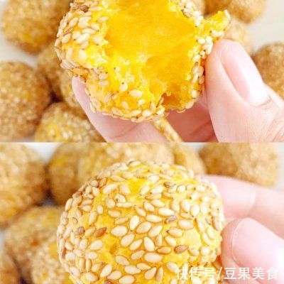 南瓜麻球|大厨教你这么做南瓜麻球，分分钟就可以学会