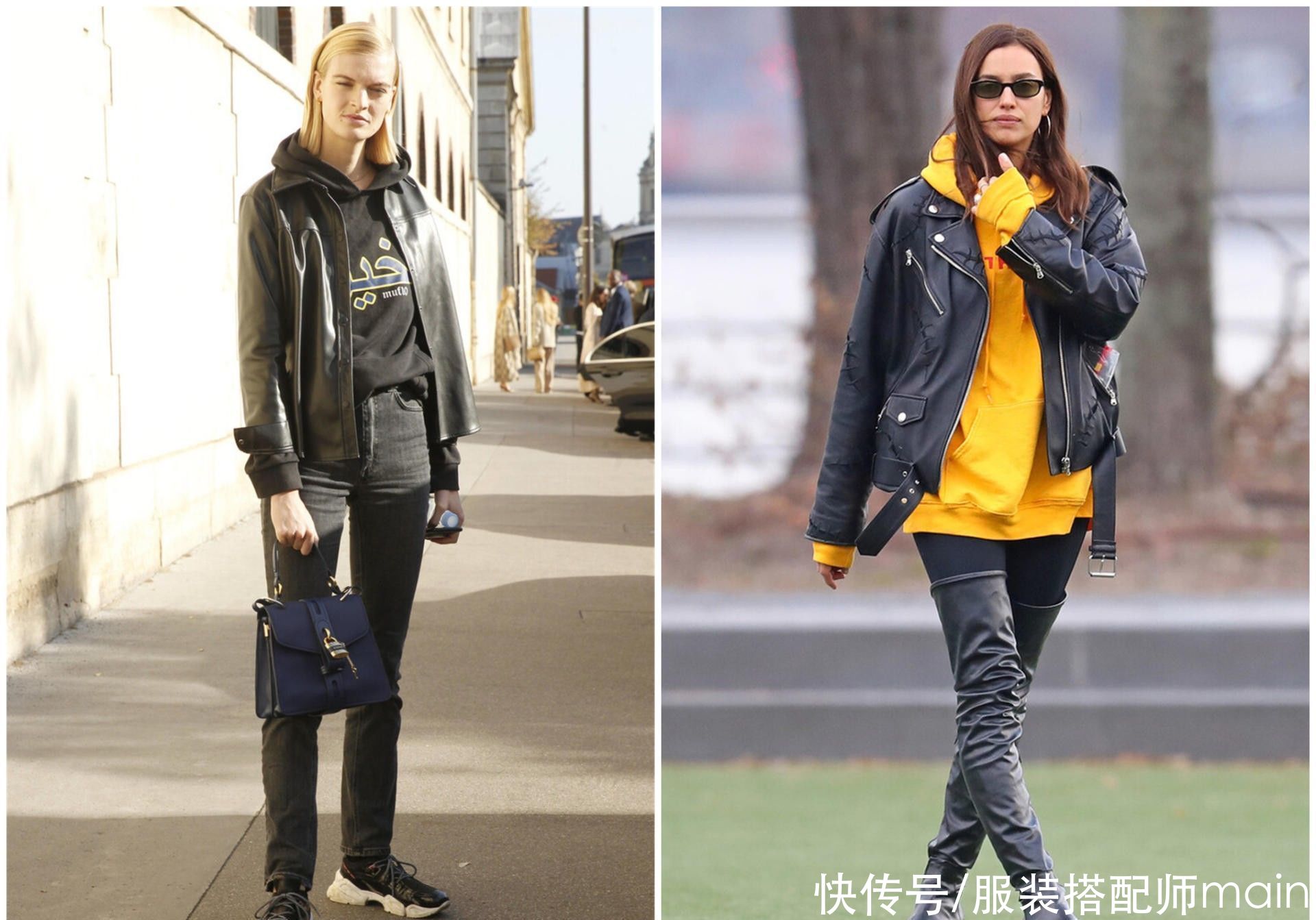 冬季内搭不用太多？教你一衣多穿，用一件连帽卫衣搭出5种风格