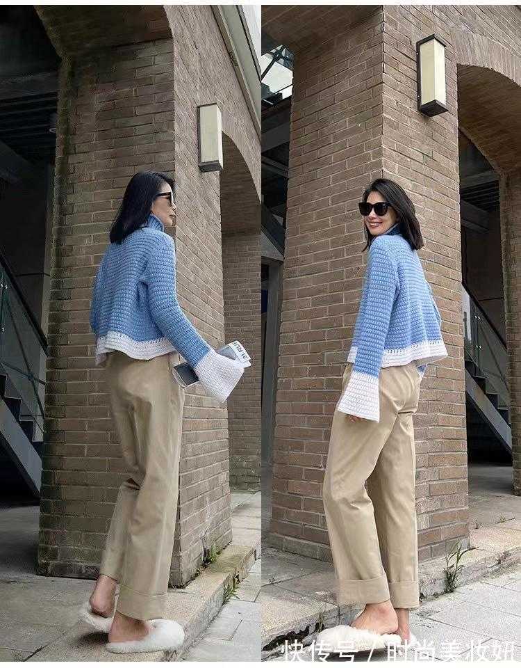 搭配|谁说“毛衣”穿不出高级感?看这位40岁姐姐的搭配,高级显气质