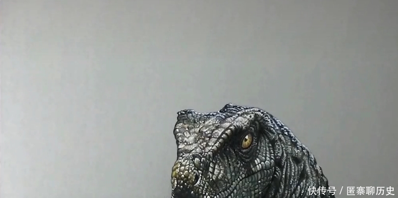 恐龙|美术生手绘3D恐龙,开始不相信,作品完成后:乔治的最爱