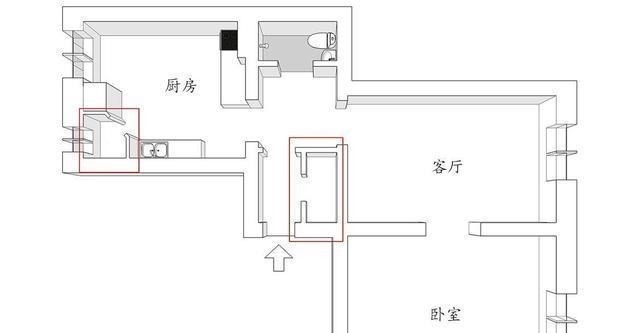 书房|小户型64㎡,他坚持装一半玄关,在储藏室里做书房!太聪明了!