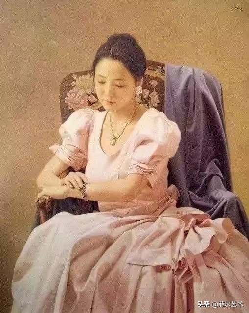 森木草介$日本著名油画家森木草介女性人物油画作品欣赏