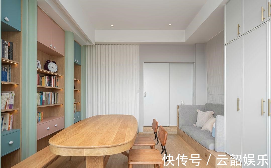 多功能室|佩服!她把仅55㎡的家重新改造,有“4室”两卫,老破小逆袭成功