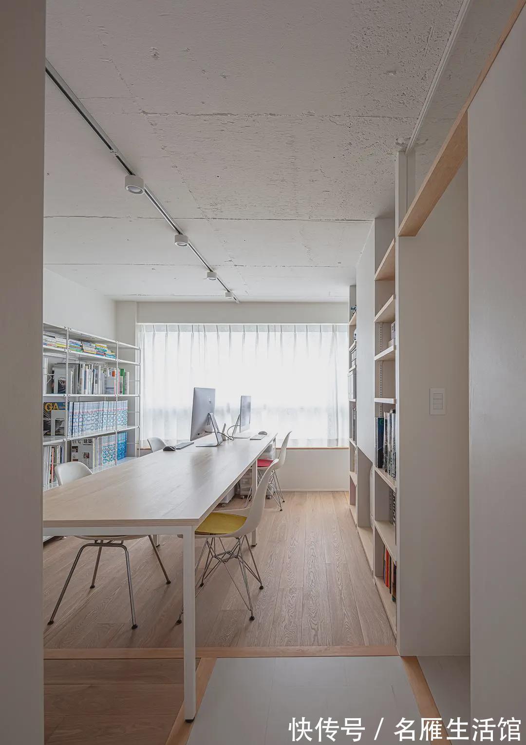 折叠门|82㎡都是智慧,拆除全屋隔墙,吊轨门切割空间,多出来5㎡储藏室