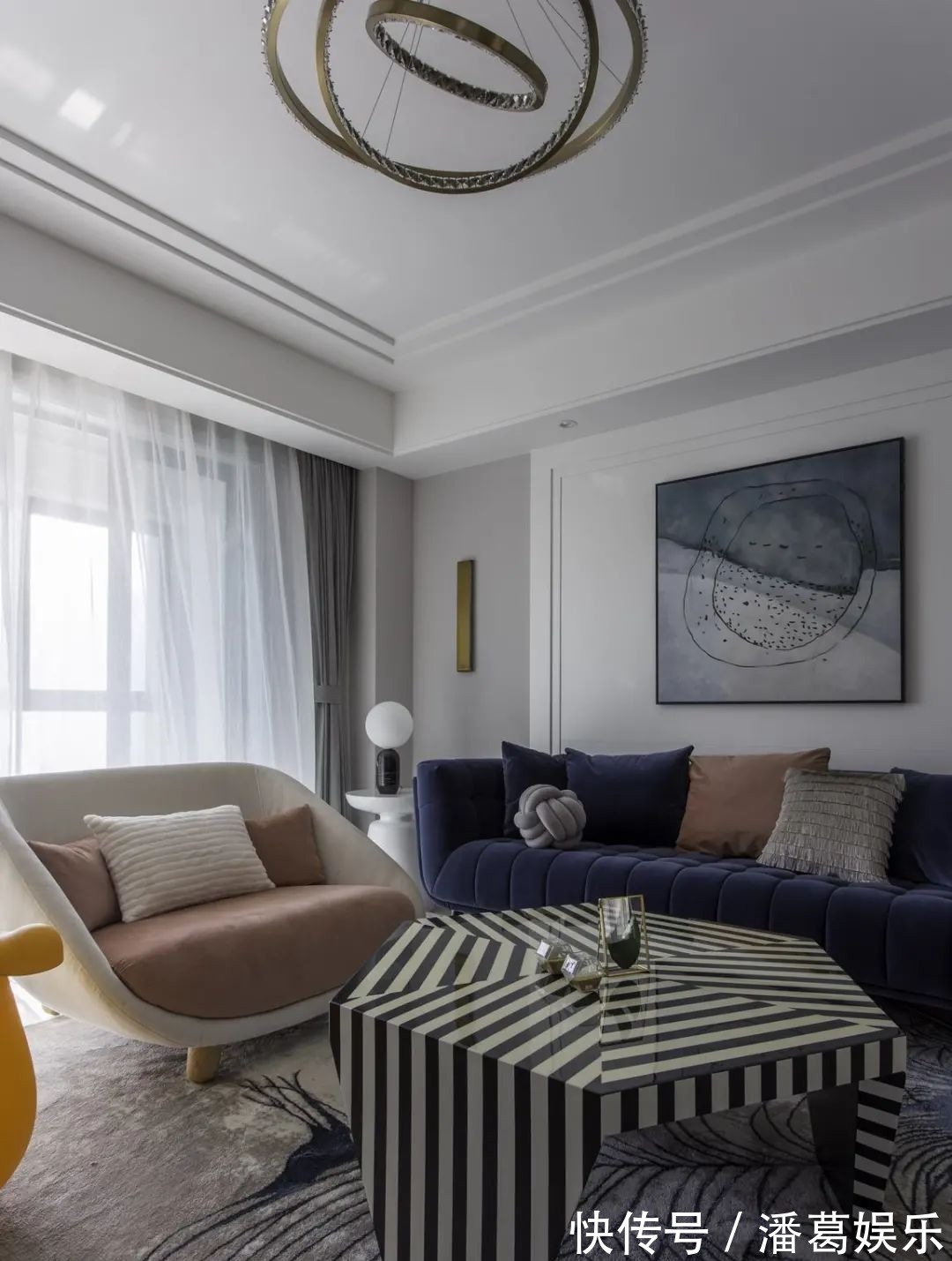 情趣|180㎡浪漫小窝，蓝与粉、灰与白，优雅情趣，轻松舒适