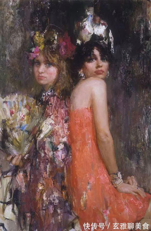 尼古拉&俄罗斯绘画大师级的素描和油画,恰到好处的美