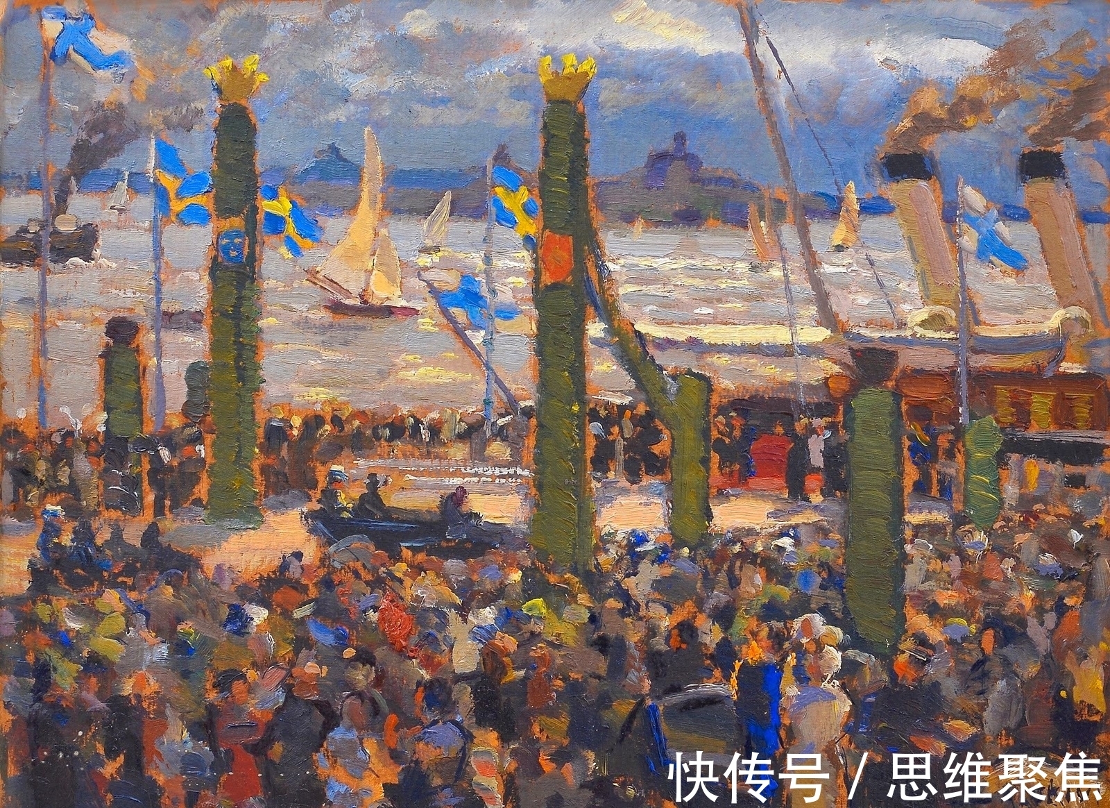 桑特里#笔意未尽的挥洒,印象派画家桑特里的绘画作品