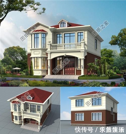 农村|18到20万农村二层别墅，看完这款别墅，我都想回农村建房了