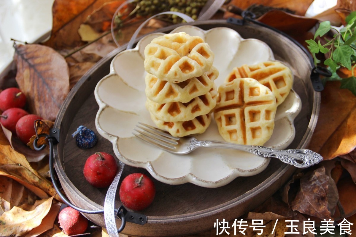 搭配|自制华夫饼,搭配肉松,好吃还解馋