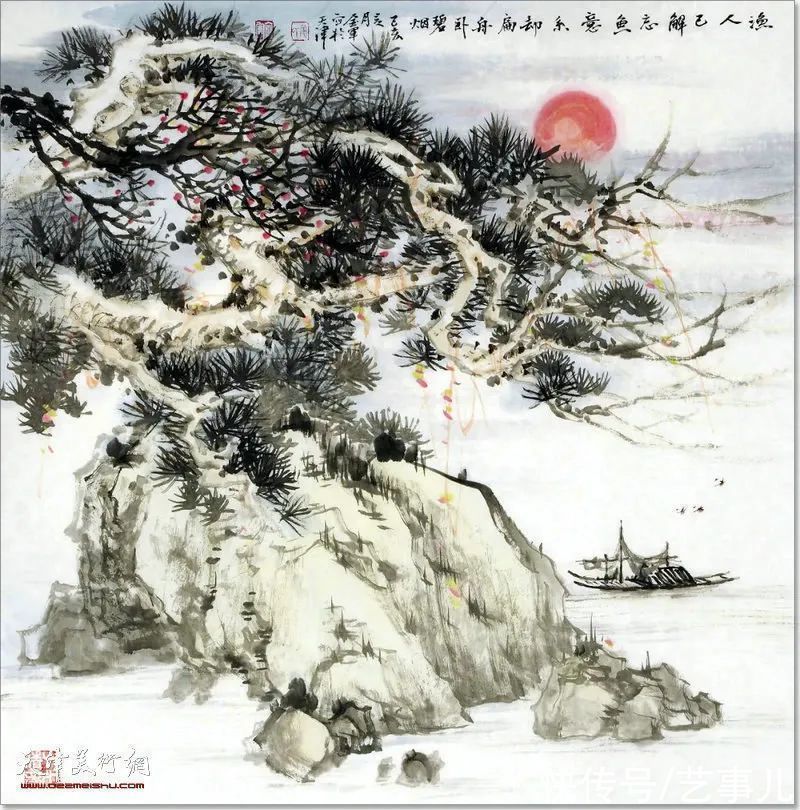 黄公望@著名山水画家姜金军:中国绘画的诗性浪漫