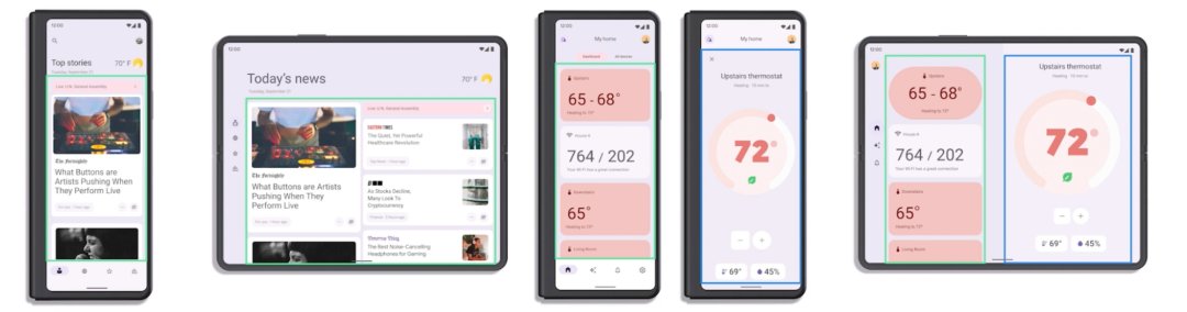 谷歌发布安卓折叠屏手机应用设计规范