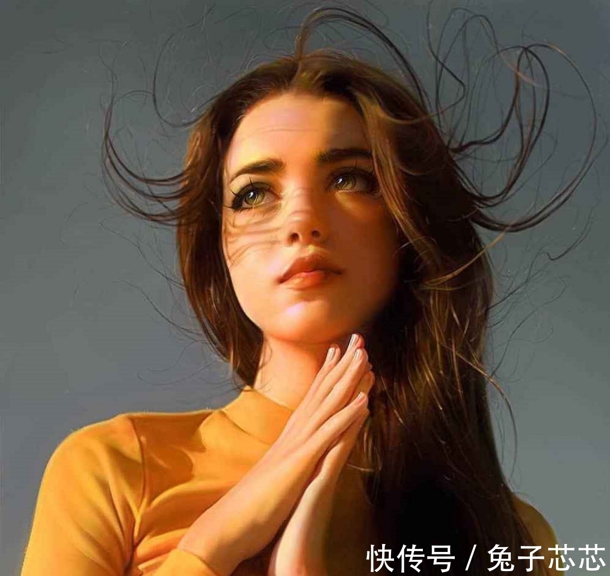 艺术家$竟有如此养眼的美女肖像画——伊拉克利令人难以置信的数字绘画