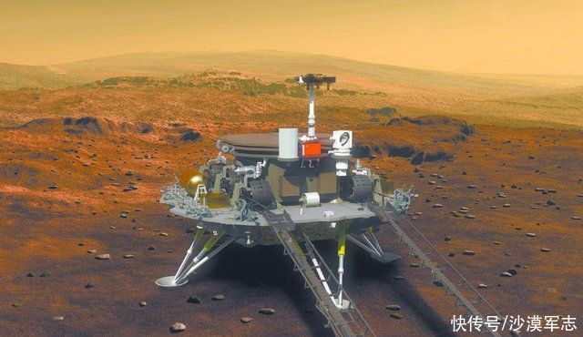 五星红旗 天问一号着陆火星!五星红旗光芒耀眼，总师激动落泪，全球赞叹