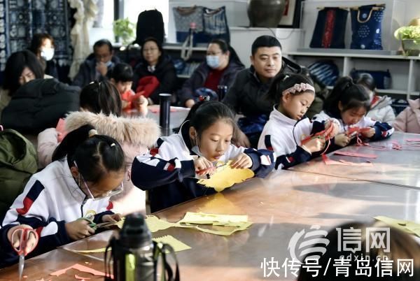 剪纸！市北区小学生剪纸研学 学习了解中国传统文化