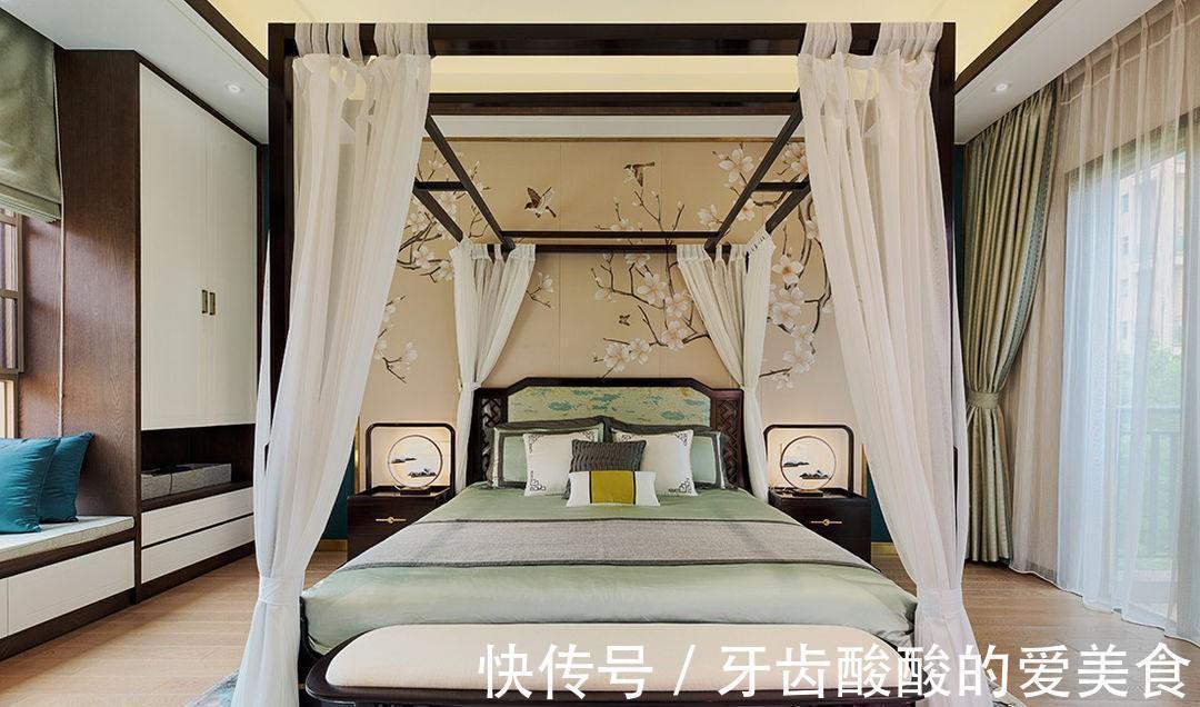 橙黄色|450平的中式别墅,拥有与众不同的清雅,让你领悟中式文化的魅力