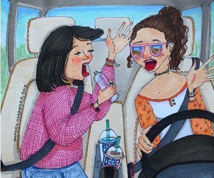 插画$14张关于女生的插画,每个女生都能在画中看到自己,极其真实