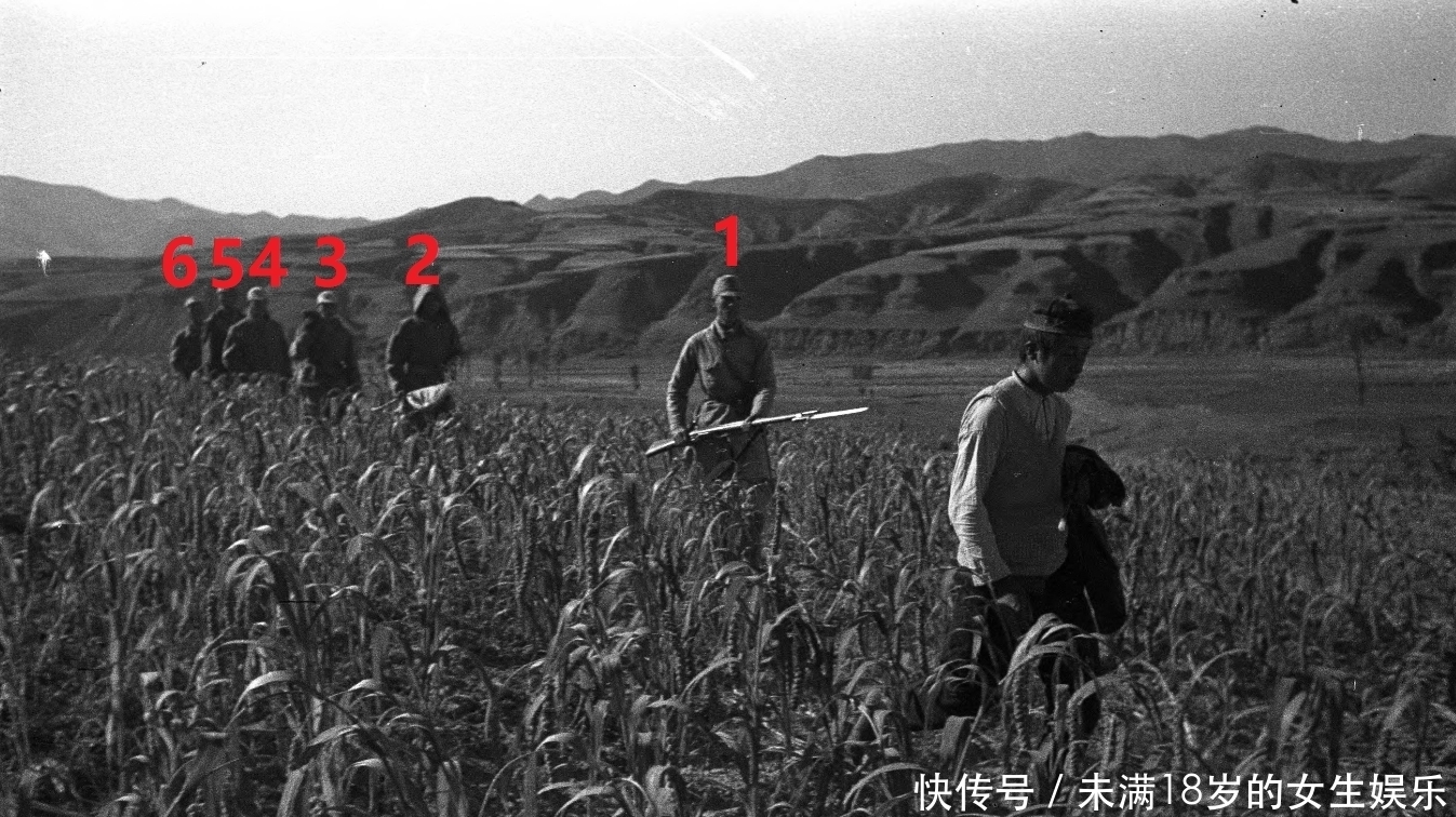 画面|6个八路在高粱地里抓到1个日军士兵，摄影师拍下这一珍贵画面