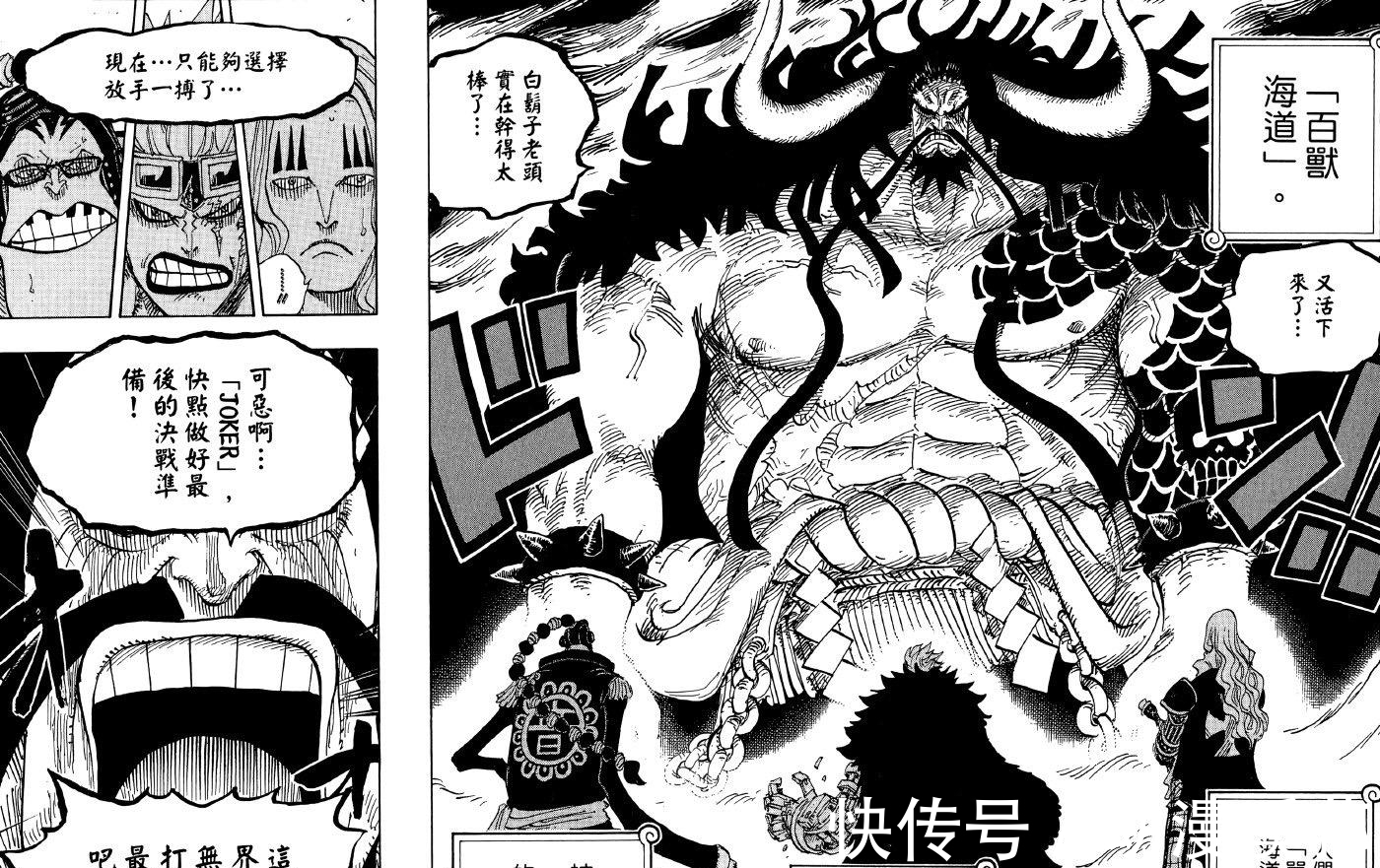 奎因|凯多吃了鱼鱼果实,虚伪的凯多也能下水,凯多和大妈故事有点多