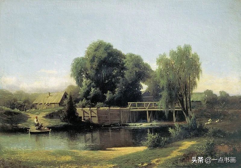 列夫·！光色优美的俄罗斯风景油画，如此迷人美丽