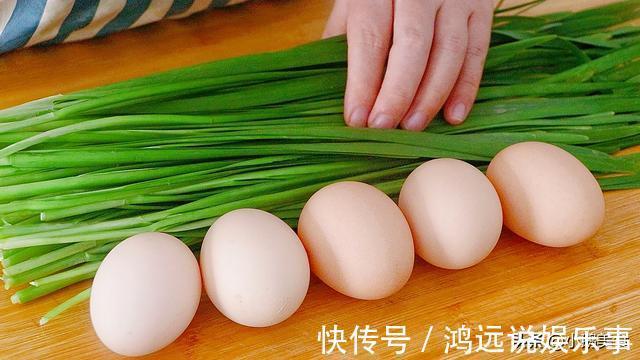 韭菜卷|10分钟懒人早餐，1把韭菜5个鸡蛋，不和面不揉面，薄皮大馅超解馋