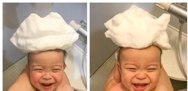 开心|奶爸为讨老婆开心,每天这样给娃“洗澡”,“萌娃”爆红网络