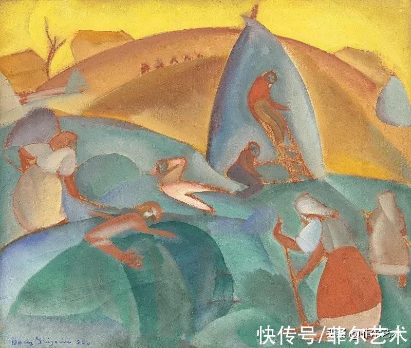 油画#俄罗斯画家鲍里斯·格里戈里耶夫油画作品欣赏