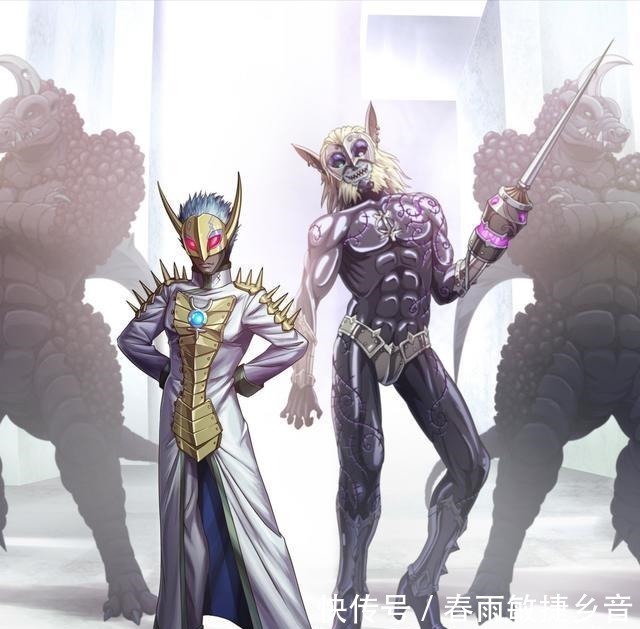 大神|奥特曼系列中的巴巴尔星人三种造型,红发狂野形态和贵族白礼服形态很帅