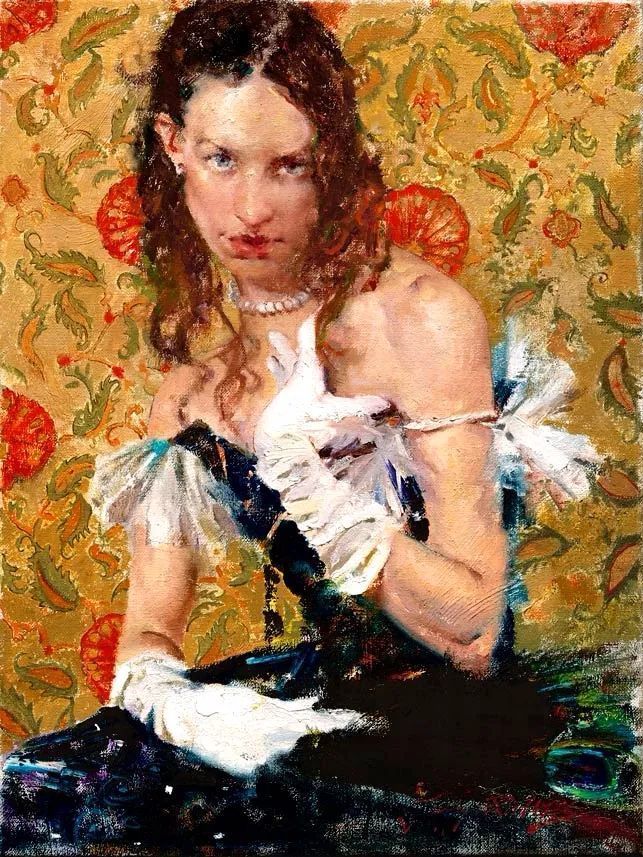 jeffrey|他的油画笔触粗犷又细腻，透着一种不可言说的美