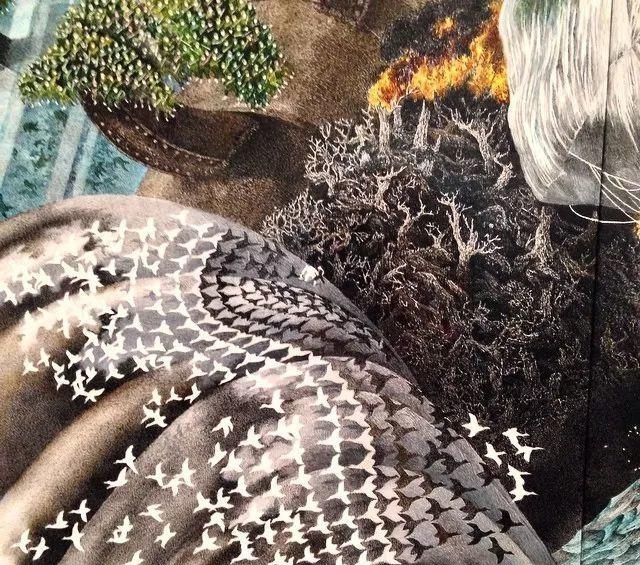 幅画!一幅画画了3年,细到要用放大镜,他把钢笔画玩到了极致