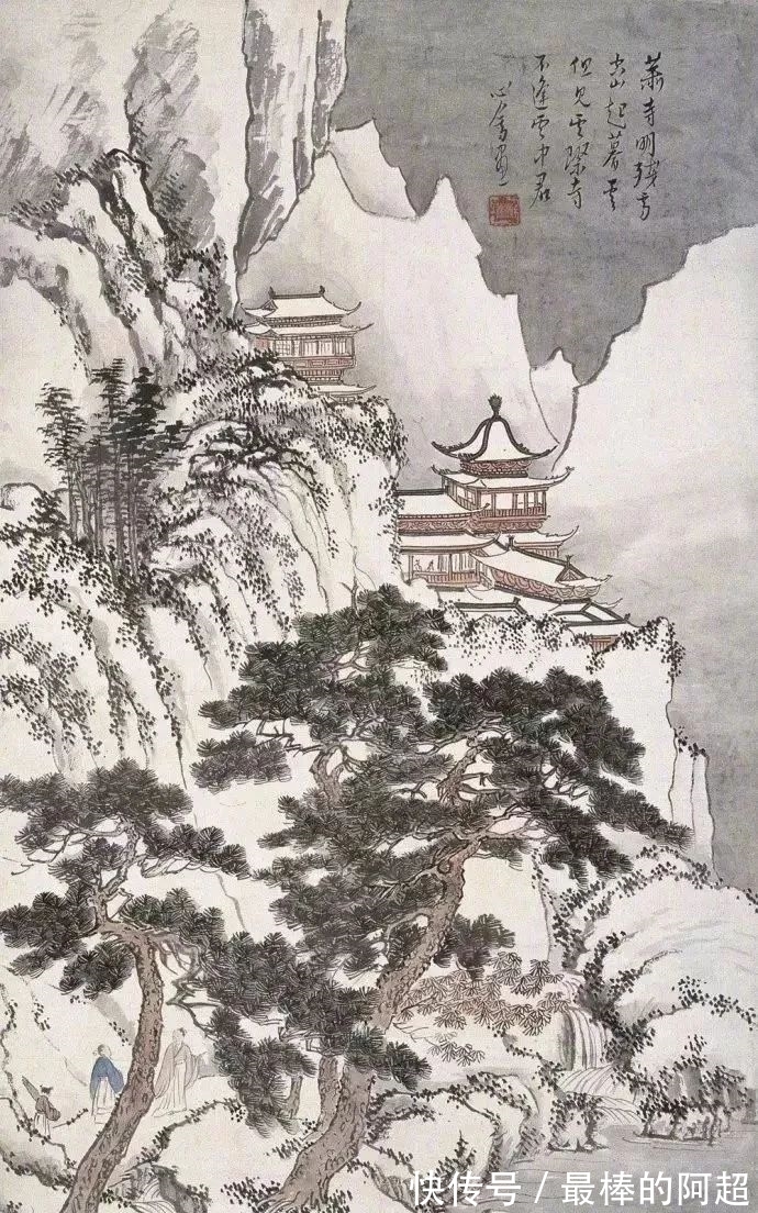 绘画|「津门网」溥儒的山水画看上去都很凉爽,是夏日里的一股清风