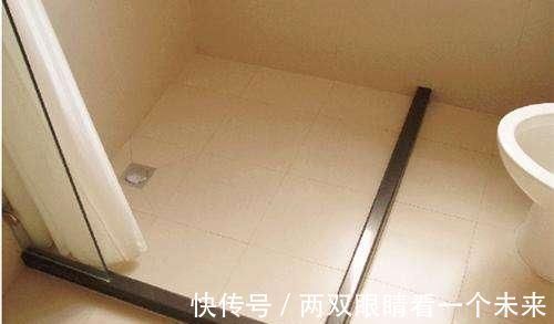 地漏|卫生间不要装挡水条了,这样设计更省钱实用,不得不感叹太聪明了