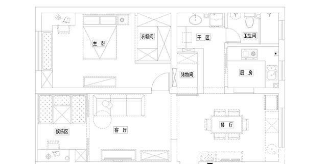 居居|她家80㎡两室，一室改客厅，南北通透，改造得很温馨舒适，羡慕！