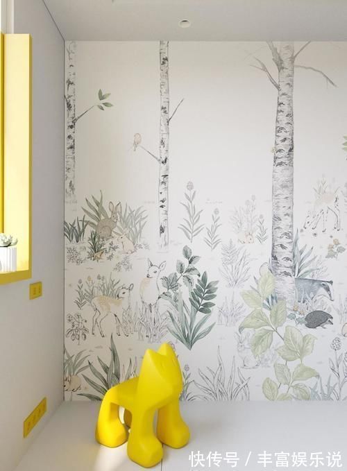 秀巢网|174.57㎡现代三居,你可能不喜欢客厅的高级灰,但一定会喜欢儿童房的柠檬黄