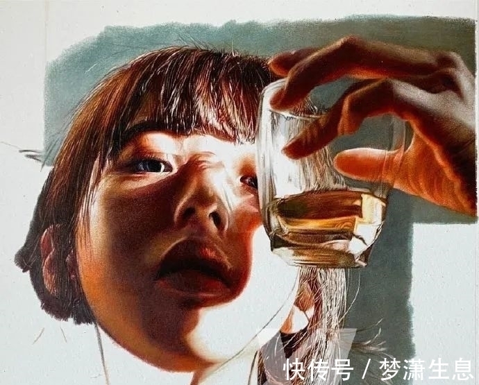 孟老师!清华美院男神酷似金城武!为一幅画累瘦17斤,堪比彩铅界“冷军”